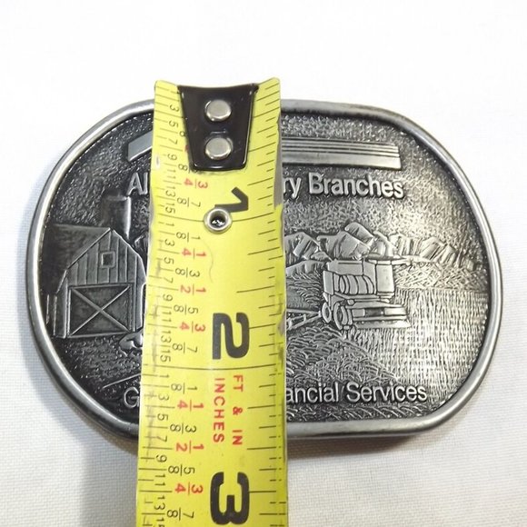 Alberta Treasury Branches for Agriculture Industry Belt Buckle - Picture 6 of 7